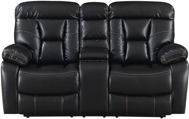 Steve Silver Co. Squire Sable Power Reclining Loveseat with Console-0