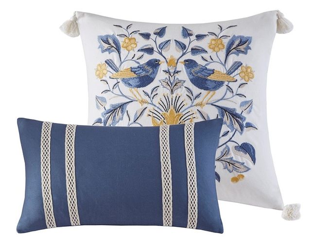 Olliix by Harbor House Livia 6 Pieces Multi King Cotton Comforter Set-2