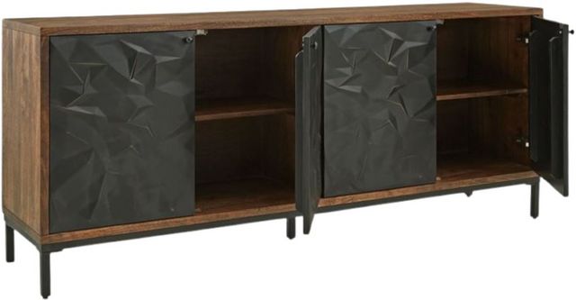 Signature Design by Ashley® Dorannby Black/Brown Accent Cabinet-3