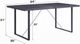 ACME Furniture Nakula Gray Oak Dining Table with Black Base-1