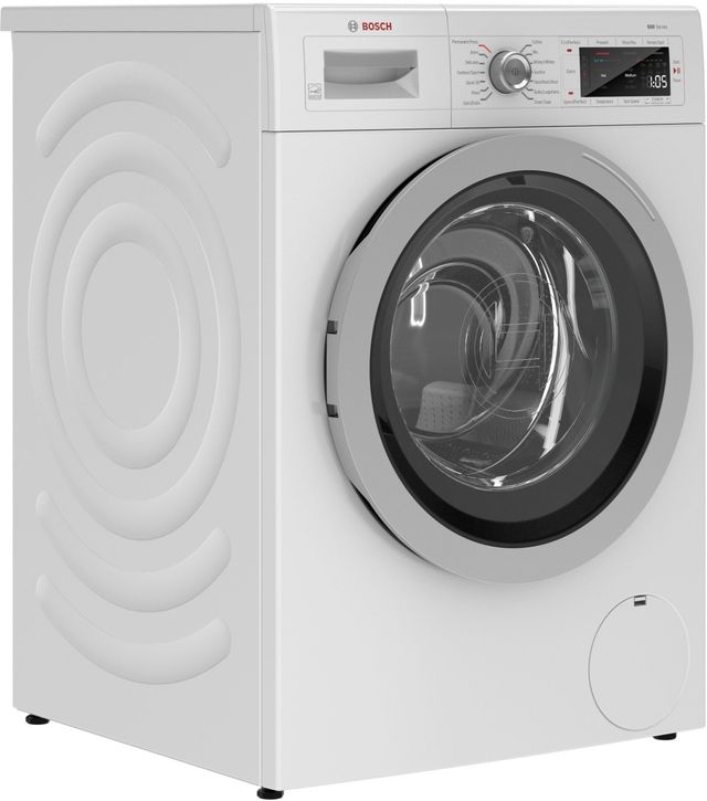 Bosch® 500 Series 2.2 Cu. Ft. White Compact Front Load Washer-3