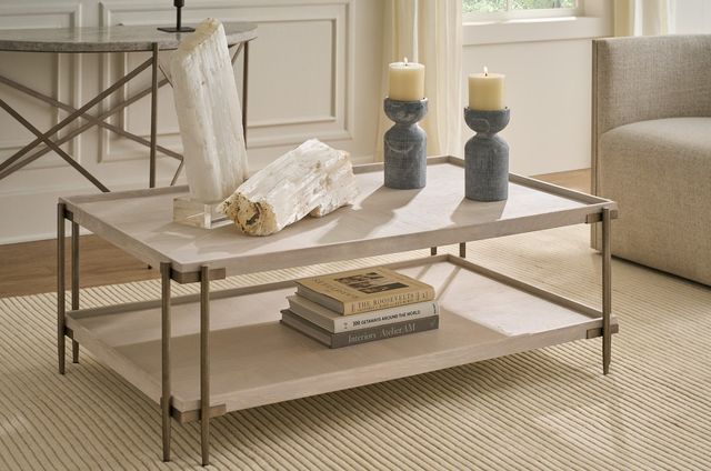 Universal Explore Home™ Avaline White Oak Selkie Cocktail Table-1
