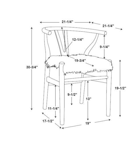 Linon Ellis Gray Wash Wishbone Side Chair-1