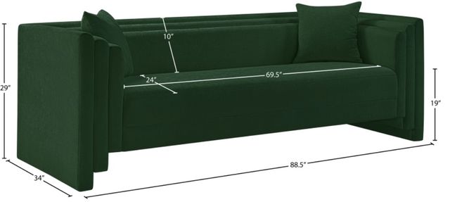 Meridian Furniture Everett Green Sofa-3