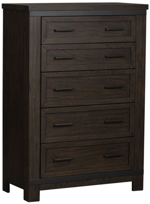 Liberty Furniture Thornwood Hills Rock Beaten Brown Chest-0