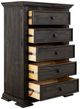 International Furniture Direct Terra Dark Black Chest-4