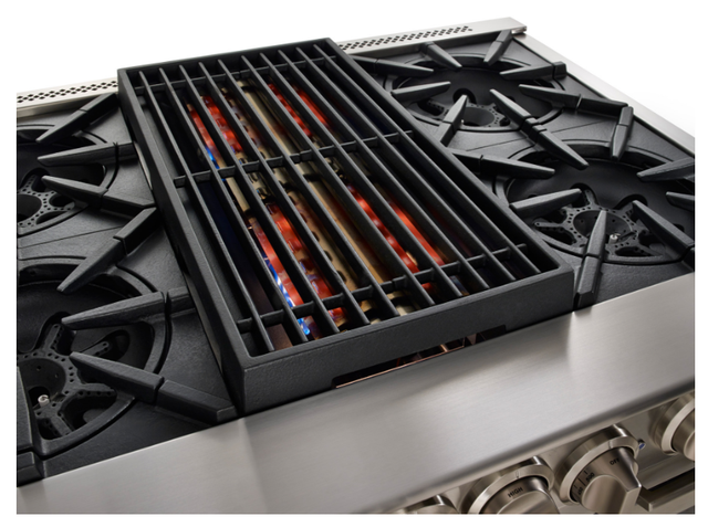 BlueStar® Platinum™ Series 60" Stainless Steel Pro Style Natural Gas Range-3