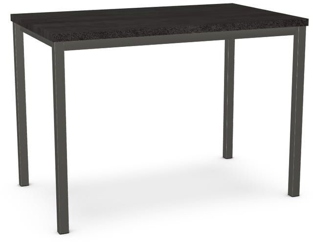 Amisco Customizable Ricard Thermo Fused Laminate Bar Table with 1.63" Thick Tabletop-0