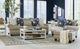 Craftmaster® Customizable Craftmaster Essentials Set-Back Paneled Roll Arm Sofa-1