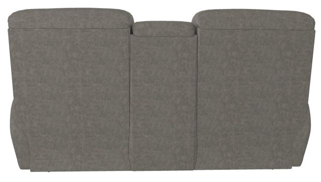 La-Z-Boy® Morrison Charcoal Power Reclining Loveseat with Console and Headrest-3