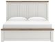 Benchcraft® Savonport Brown/White King Panel Bed-2