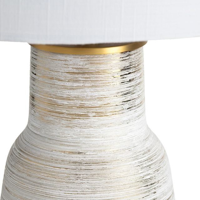 Crestview Collection Trinity White Table Lamp-1