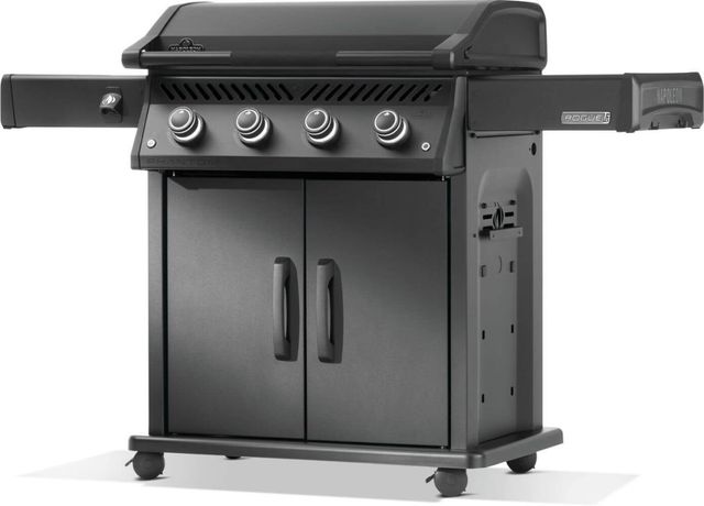 Napoleon Rogue® PRO Phantom 61'' Matte Black Freestanding Liquid Propane Griddle with Rust-Resistant Stainless Steel Cooktop-2