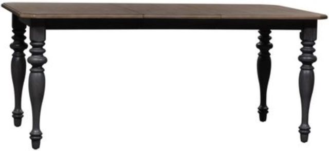 Liberty Furniture Ocean Isle 6-Piece Grey/Slate/Weathered Pine Dining Set-1
