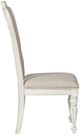 Liberty Furniture Magnolia Manor Antique White/Ivory Splat Back Upholstered Side Chair-3