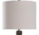 Stylecraft Olney Grey/White Table Lamp -1
