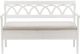Powell® Winslett White Storage Bench-3