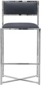 Modus Furniture Amalfi Cobalt/Chrome X-Base Bar Stool-2