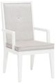 Michael Amini® Horizons Beige/Cloud White Arm Chair-0