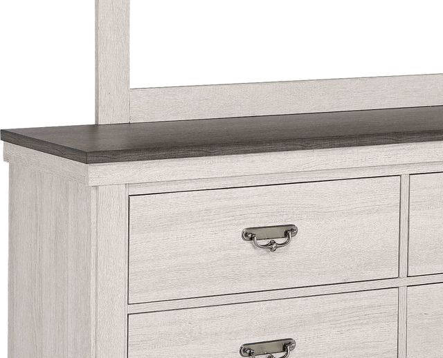 Crown Mark Leighton Gray/White Dresser-2