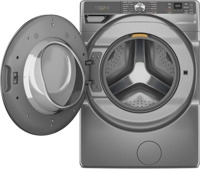 Whirlpool® Radiant Silver Front Load Laundry Pair-2
