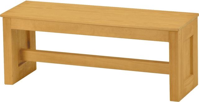 Crate Designs™ Furniture Classic Wood Lacquer Top Bench-0