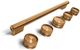 KitchenAid® 30" Bronze Commercial-Style Gas Range Handle and Knob Kit-0