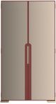 Caracole® Classic Allure Rouge Red Gloss Armoire-1