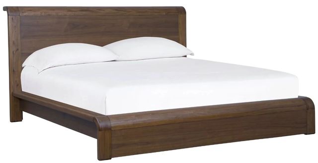 Modus Furniture Totes English Walnut Eastern King Platform Bed-0