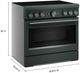 KitchenAid® 36" Juniper 6 Element Pro Style Induction Range with Air Fry-2
