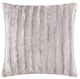 Olliix by Madison Park Duke Grey Faux Fur Square Pillow-0
