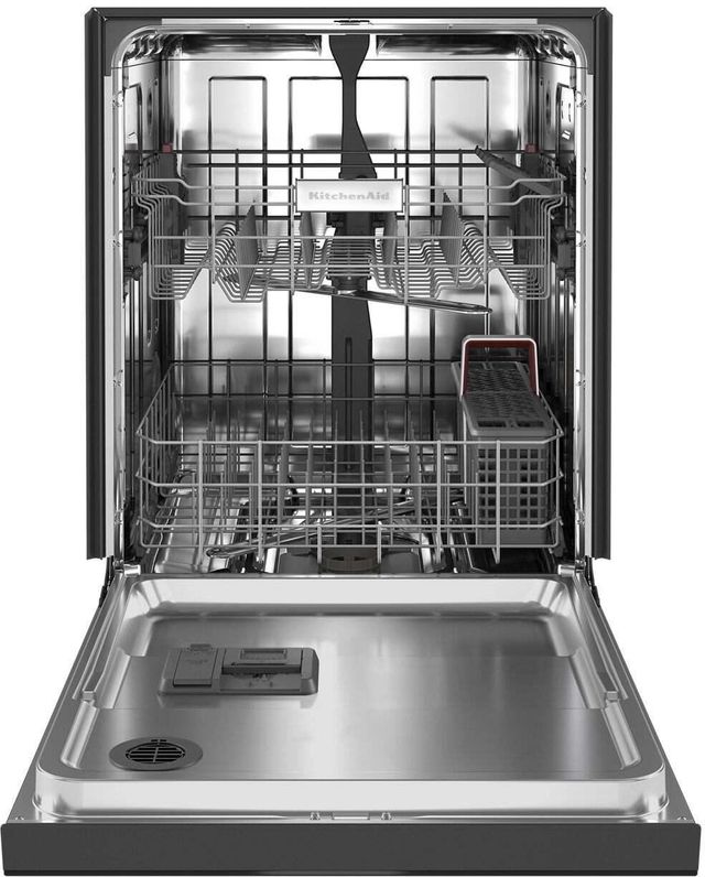 KitchenAid® 24" Black Built In Dishwasher-1