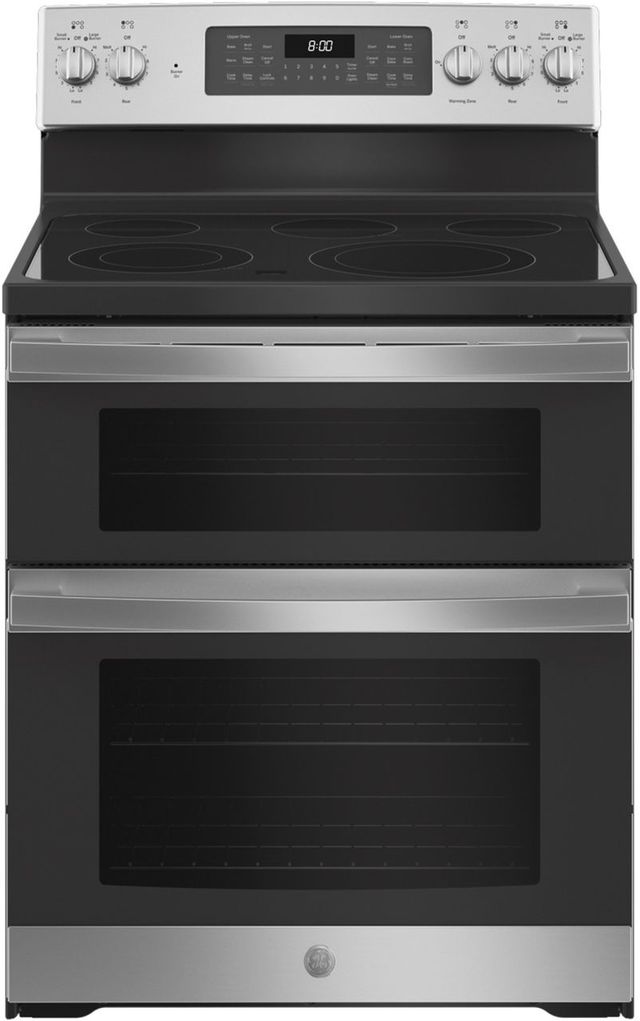 GE® 30" Stainless Steel Free Standing Electric Range | Fred's Appliance