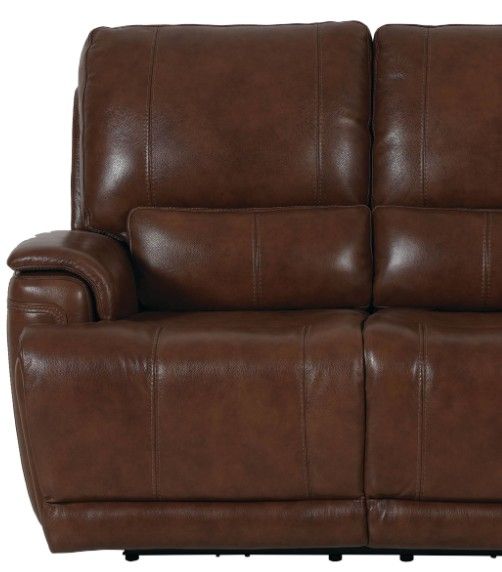 Bassett® Furniture Club Level Burlington Umber Power Reclining Loveseat-1