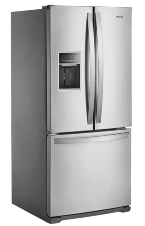 Whirlpool® 30" 19.0 Cu. Ft. Fingerprint Resistant Stainless Steel French Door Refrigerator-2