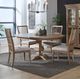 Liberty Furniture Haven Hills 5-Piece Camel Beige/Sand Pedestal Table Set-1