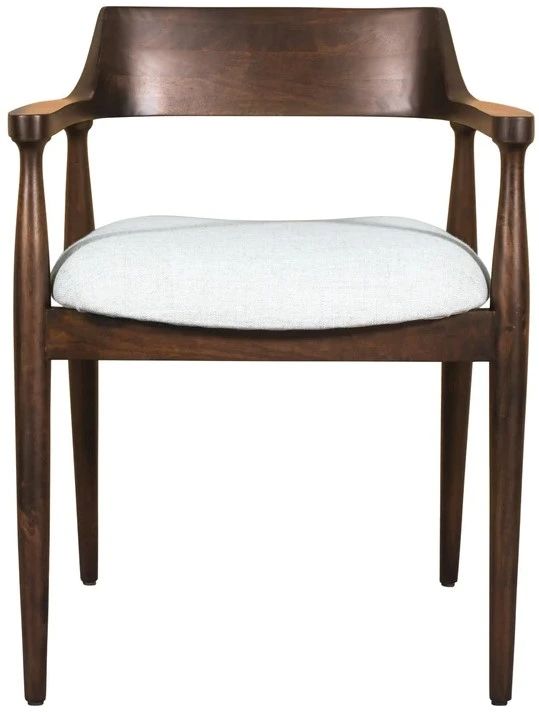 Modus Furniture Amaroo Honey Date Upholstered Dining Arm Chair-2