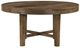 Homelegance® Matisse Brown Round Dining Table-0