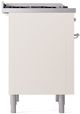 Ilve® Nostalgie II Series 36" Antique White Pro Style Dual Fuel Range-3