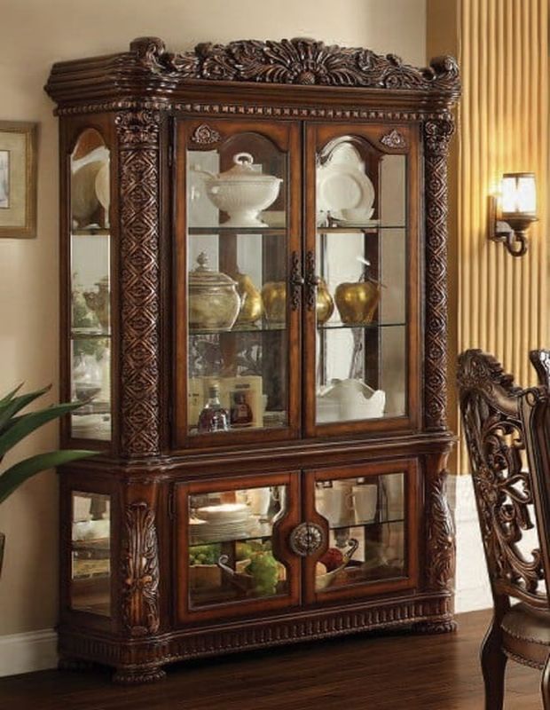 ACME Furniture Vendome Cherry Curio Cabinet-1