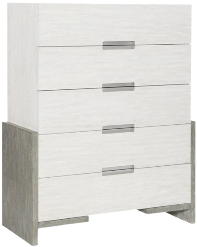 Bernhardt Foundations Light Shale/Linen Tall Drawer Chest-0
