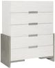 Bernhardt Foundations Light Shale/Linen Tall Drawer Chest-0