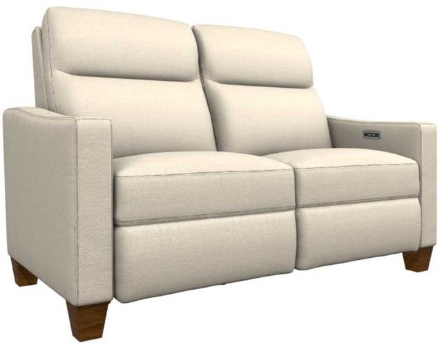 La-Z-Boy® Quinault Linen Power Reclining Loveseat with Headrest-0