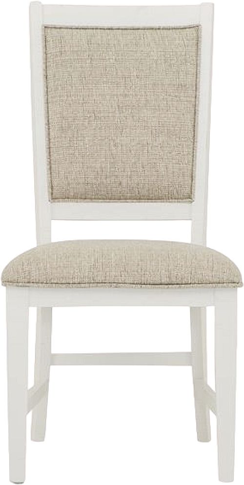 Magnussen Home® Heron Cove 2-Piece Baja Fog/Chalk White Step Up Side Chair with Upholstered Seat and Back-2