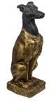A & B Home Black/Gold Dog Statue-0