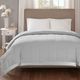 Olliix by Madison Park Grey Premium Oversized Hypoallergenic Down Alternative Twin Cambria Blanket-1