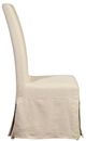 Furniture Classics Parsons Beige Slip Covered Dining Chair-2