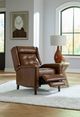 England Furniture Customizable Leather Holland Manual Recliner-4