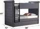 ACME Furniture Ramona II Gray Youth Twin Over Twin Bunk Bed with Trundle-2