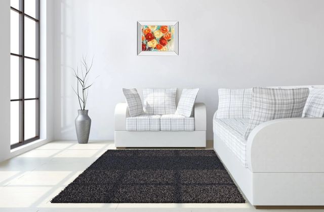 Classy Art Sunlit Blooms by Pasion Mirror Framed Wall Art-2